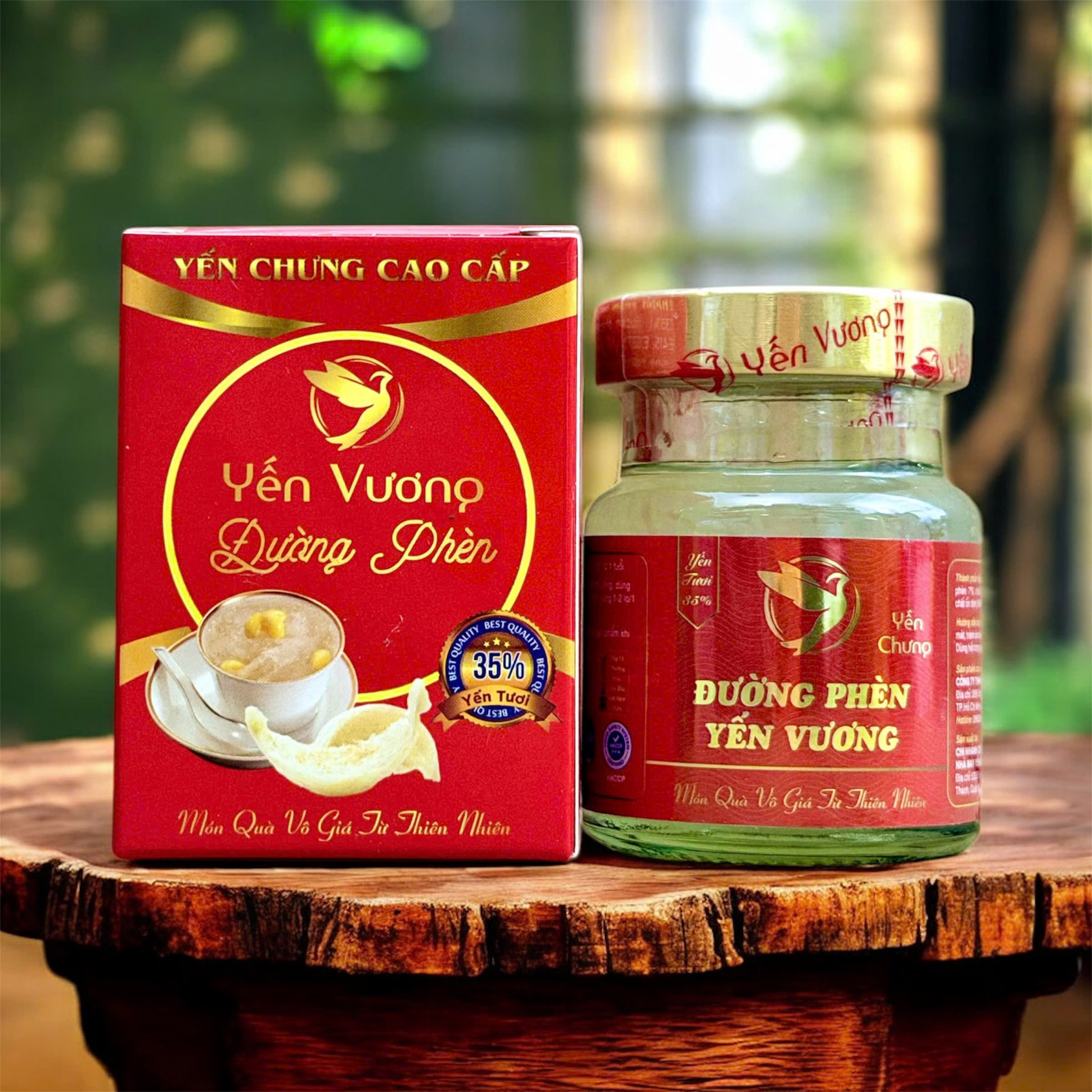 Hũ yến Vương 70ml có hộp Đường Phèn